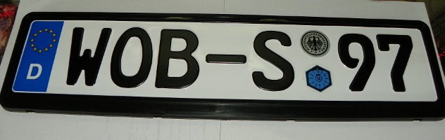 EURO PLATE W FRAME